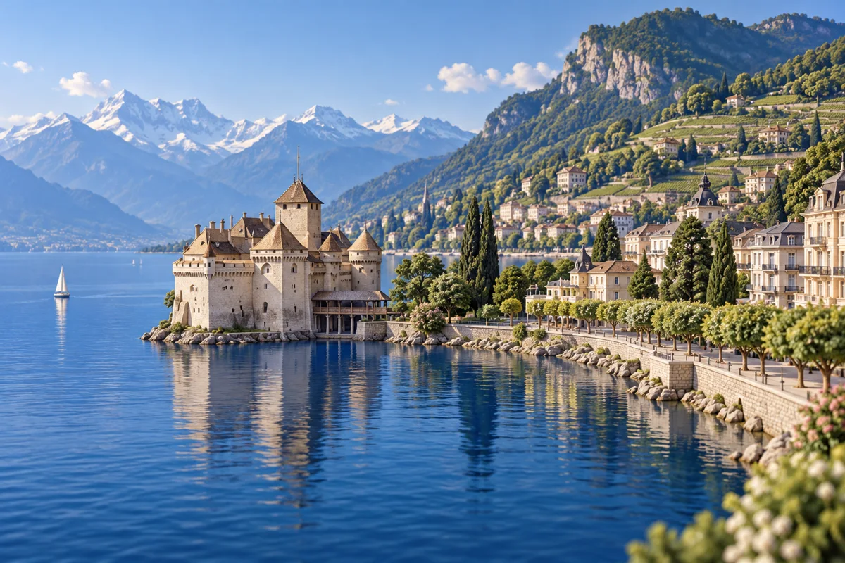 Illustration de Montreux et de sa région