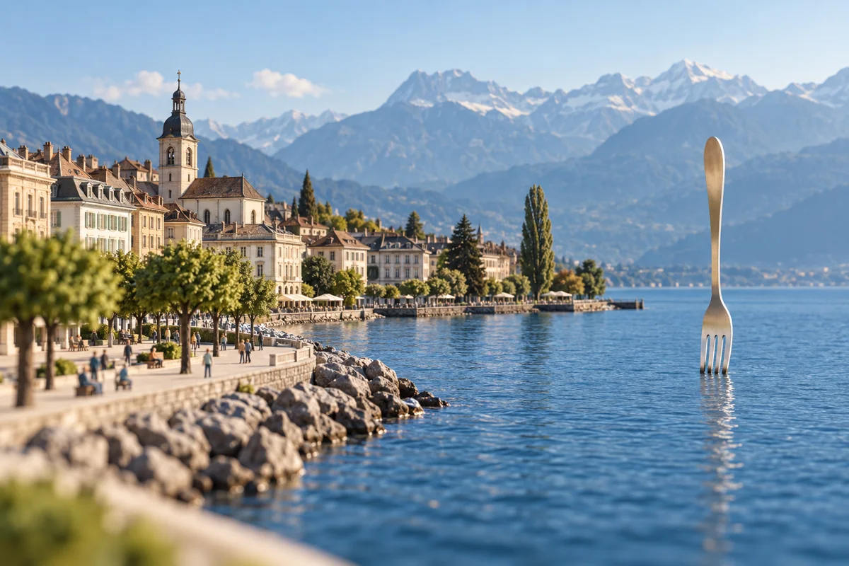 Illustration de Vevey et de sa région